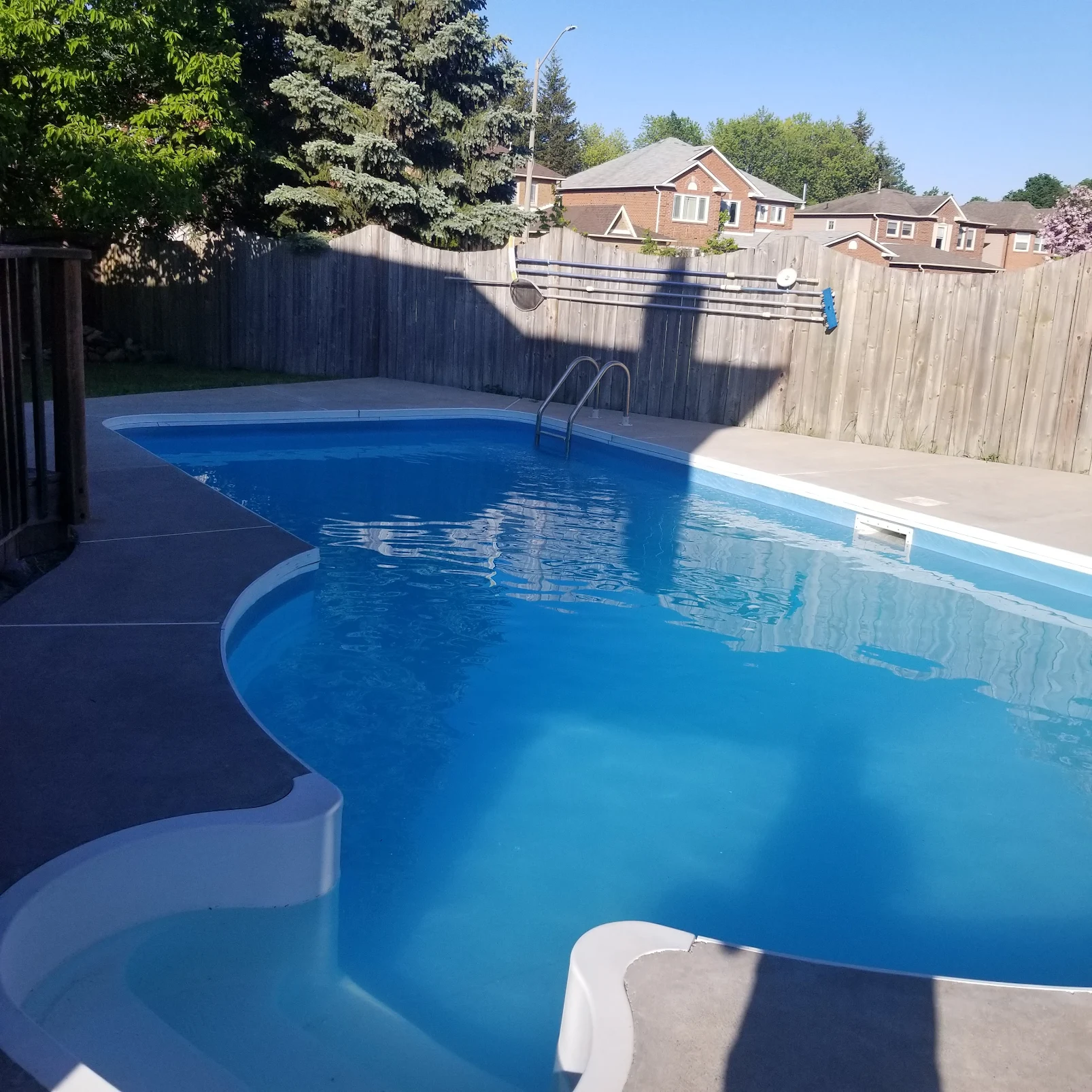 Sparkling clean pool after Stan's Pools service